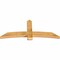 Ekena Millwork Bellingham Rough Sawn Timber Gable Bracket, Western Red Cedar, 72"W x 30"H x 4"D x 6"F, 10/12 Pitch GBW072X30X0406BEL00RWR - alternate 3